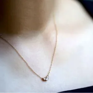 Catbird Jewelry Catbird Sleeping Beauty 4k Rose Gold Necklace